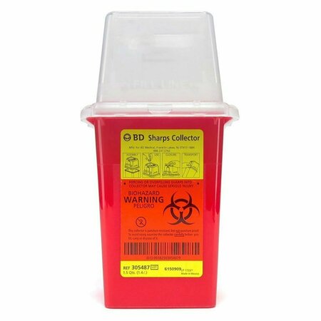BD Container Sharps Tray 1.5 Qt, 36PK B-D305487